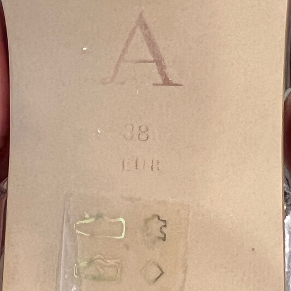 Anthropologie Silver Kitten Heels. Size 38. - Picture 8 of 10